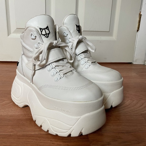 NakedWolfe Size 7 Platform Boots - Picture 3 of 7